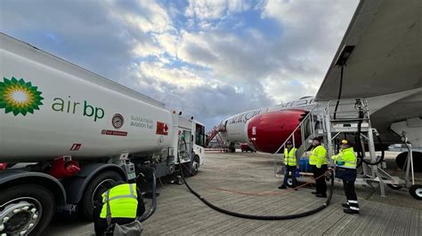 Plane will fly from London to New York with 100% Sustainable Aviation Fuel. Experts say it’s not a fix